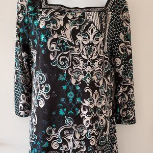 Knitted top White&Black